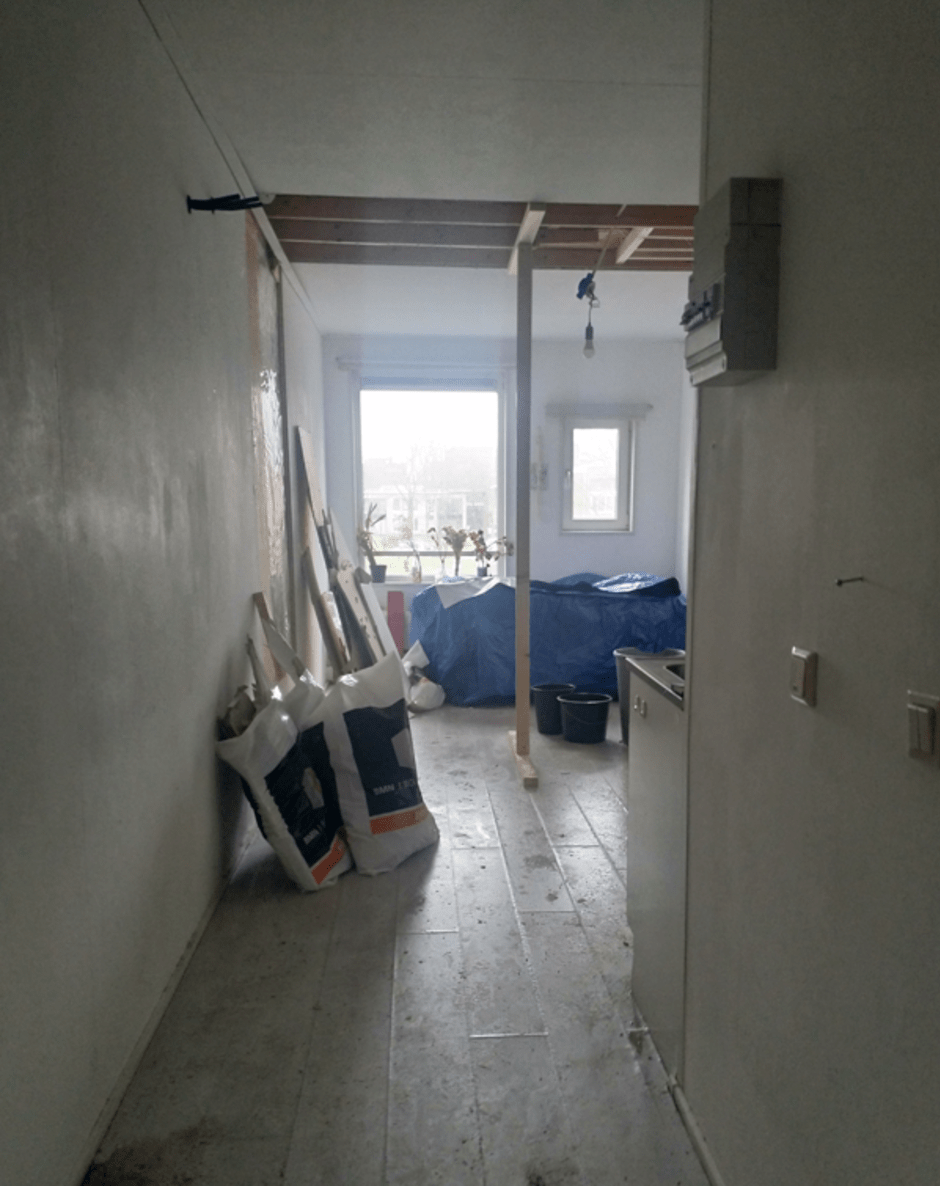 Doorboorde woning